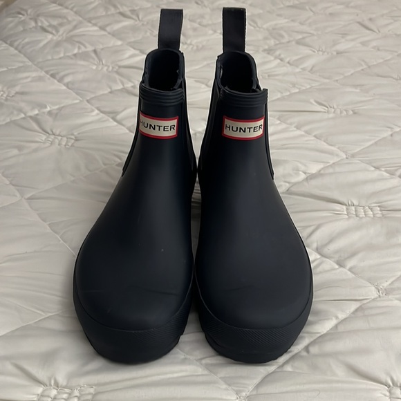 Women’s Dark blue Hunter rain boots size 9 - Picture 4 of 5